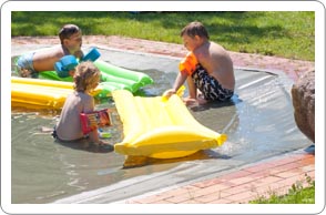 extraflaches Kleinkinderbecken Babybecken